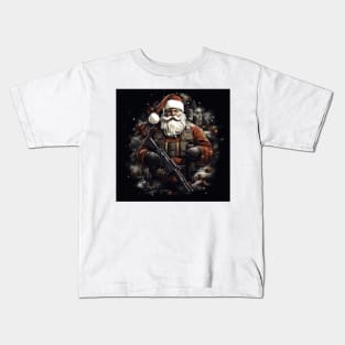 Badass Santa Claus Kids T-Shirt